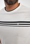 Men's Basic Crew Neck Comfort Long White T-Shirt - 3