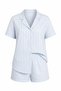 Short Sleeve Viscose Shirt-Shorts Woven Pajama Set Ss26Pj0004 - 5