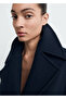 Maxi Collar Wool Blended Jacket - 6