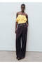 Maxi Flounced Strapless Blouse - 2