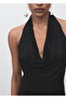 Backless Draped Dress - 6