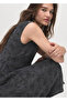 Floral satin jacquard dress - 7