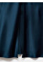 Long Satin Dress - 8