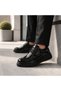 Charcoal Patent Leather Men's Shoes - Shiny Premium Smart Casual Comfortable Daily Sneaker Kb X16 - 2