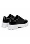 Black Patent Leather Parachute Detailed Men's Shoes - White High Sole Lace-Up Sporty Luxury Sneaker Ba0243 - 5