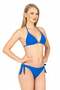 Beria Women's Triangle Half Padded Cobalt Blue Bikini Set