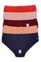 High Waist Lace Bato 5-Piece Panties 5600-1 - 3