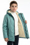 Boys' Winter Parka Coat with Fur Inside, Warm, Water-Repellent, Windproof, Hooded - 4