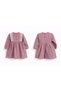 Baby Girl Dress Lace Detailed Stylish Muslin Dress - 2