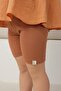 Corded Fabric Short Leggings Salmon
