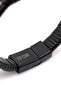 Leather and Metal Design Black Bracelet 096 - 2