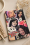 Black Pink Designed School Pen Holder or Makeup Bag - 3