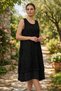 Yandan Lace Embroidered Muslin Dress - 3
