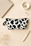 Black and White Cow 2 Design School Pen Holder or Makeup Bag