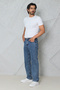 Men's Stone Baggy Jeans - Wide Fit Casual Comfortable Denim Jean - 2