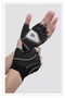 Superior (Top Segment) Half Finger Pro Fitness, Reformer Pilates Palm Anti-Slip Silicone Gloves - S - 6