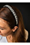 Bym Thin 3 cm Full Baguette Stone Black Evening Dress Crown Handmade Henna Hair Accessory - 2