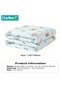 Lightweight Baby Quilt, Soft Toddler Blanket, Kids Cooling Silk Summer Quilt for Boys and Girls, Sleep Blanket for Crib, Toddler Bed, Preschool, Daycare, Air-conditioned Room, and Kindergarten, Machin - 8