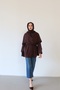 Women's Cape-Cut Waist-Tie Hijab Shirt - 7