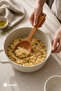 1 Piece 26 cm Varnished Natural Bamboo Curved Large Spoon – Perforated, Ergonomic, Non-Slip Wooden Spoon - 2