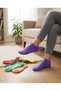 Women's Cotton Combed Cotton Booties Socks 6 Pack Colorful Scented Socks
