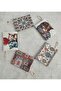 Ethnic Patterned Women's Portfolio Clutch Bag Handbag - 7