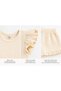 3-9 Years Old Girls' Premium Ruffle Sleeve Summer Shorts Set |   Muslin Textured Comfortable Fit I Premium Quality - 5