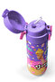 Kids Pink Turquoise K-Pop Patterned Steel Thermos with Straw and Direct Drinking 500 ml 31989 - 3