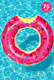 75 cm Inflatable Donut Bagel - Sea Inflatable Donut - Bagel Donut Inflatable