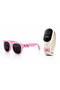 Children's Wristwatch Led Watch and Glasses Set with White Bow Emoji - 4