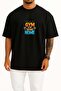 Oversized Gym Is My Second Home Chest B Printed Unisex T-Shirt