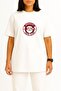 Oversized Santa Claus Christmas Chest Printed Unisex T-Shirt - 2