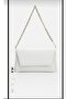 Women's Chain Strap Hand and Shoulder Bag White