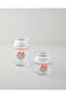 Bright Parade Glass Jar 880 ml Red - White - 6
