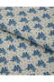 Blue Bouquet Printed Cotton Pieces Single Piqué 150X220 cm Blue - 3
