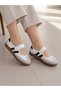 Women's Velcro Comfortable Stitched Mary Jane Daily Sports Ballerina Shoes - 2