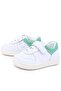Bob Genuine Leather White Nubuck Green Velcro Baby Sneaker Shoes - 6