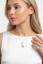 Snake Model Zircon Stone Gold Color Stainless Steel Women's Necklace - 3