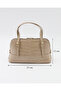 Women's Nira Model Adjustable Strap Gold Detailed Hand & Shoulder Bag - 5