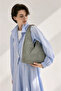 Khaki Suede Women's Shoulder Bag