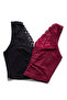 Women's Cotton Bra with Gathered Lace and Flexible Gathering Shape (6080) - 4
