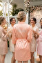 Bride Written Stone Detailed Satin Bridal Dressing Gown - 3