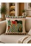 Modern Italian Concept 4-Piece Decorative Throw Pillow Cover and Runner Set Digital Printed Living Room Set - 5