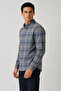 Gray Flannel Plaid Winter Shirt |   Mew127643-01 - 4
