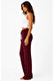 Buble Zigzag Pocketless Palazo Summer Trousers Stylish Design Quality Knitted Fabric - 3