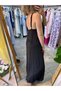Black Ayrobin Summer Dress with Casual Shoes - Strappy - 4