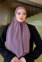 Crepe Chiffon Shawl - Dusty Rose - 2