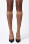 Women's 15 Denier Knee-Length Nude Socks - 3