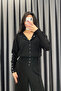 Noa Noa Snap Fastener Knitwear Set - Black Black - 7