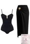 Star Pareolu Badeanzug mit U-Accessoire